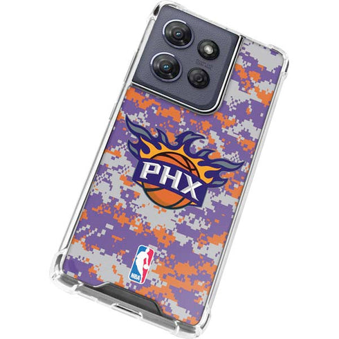 NBA Phoenix Suns Digi Camo Moto G Play 5G (2025) Clear Case